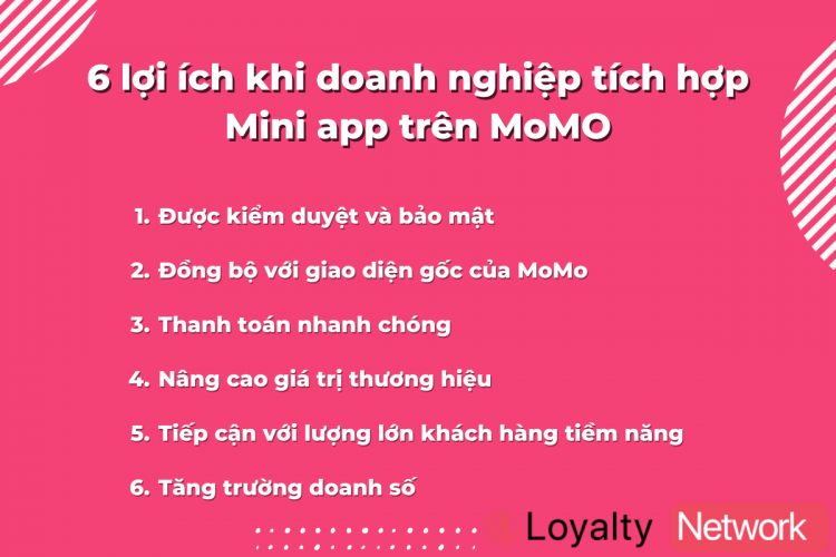 mini app trên momo