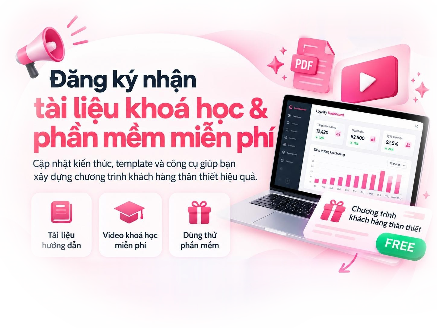 Đăng ký nhận tài liệu khoá học & phần mềm miễn phí - Loyalty Network