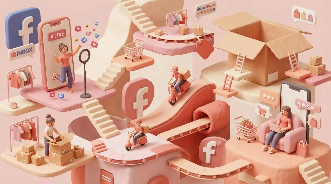Bán hàng trên Facebook kết hợp phễu chăm sóc khách hàng tự động