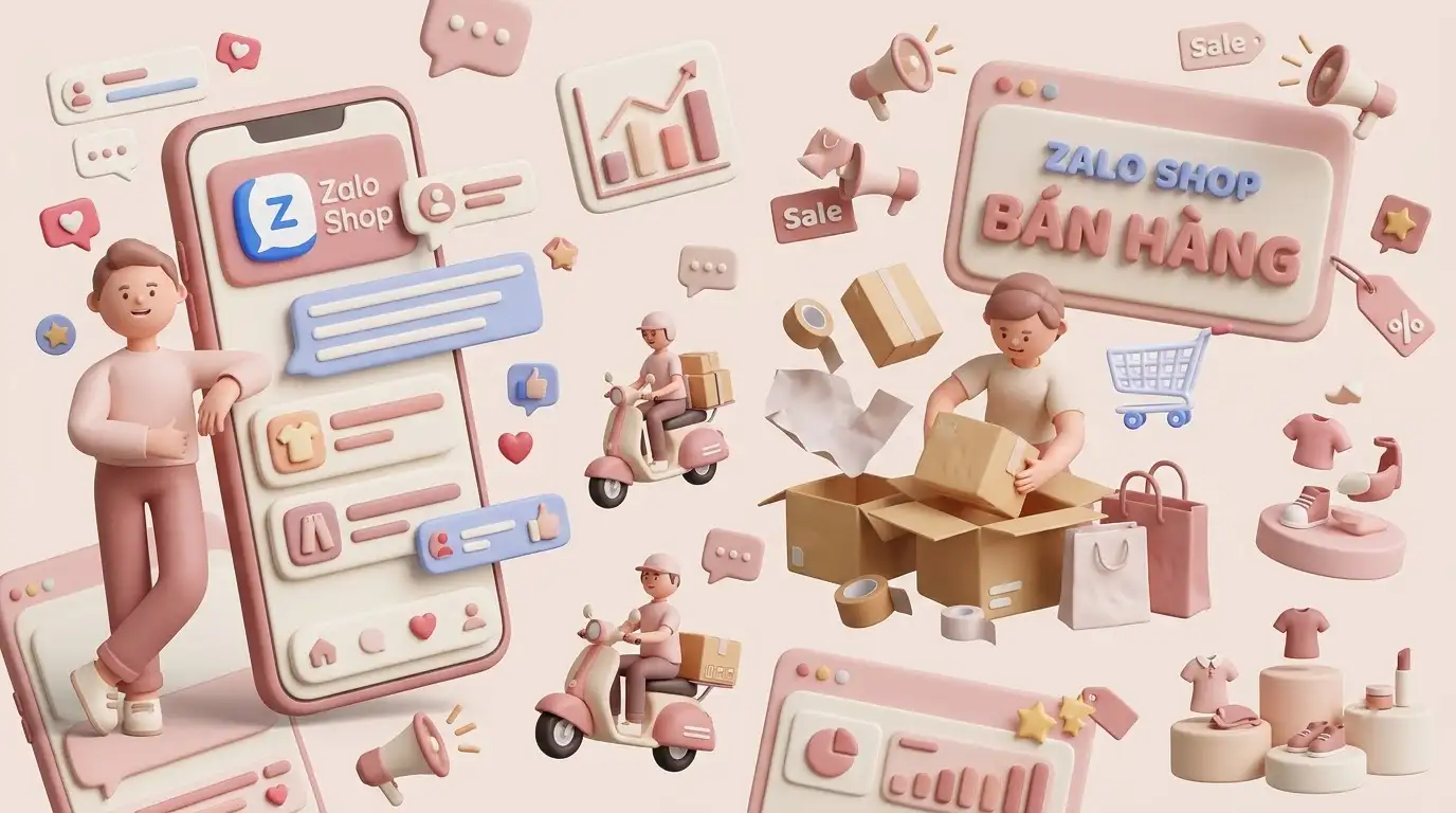 Bán hàng trên Zalo Shop tối ưu hiển thị