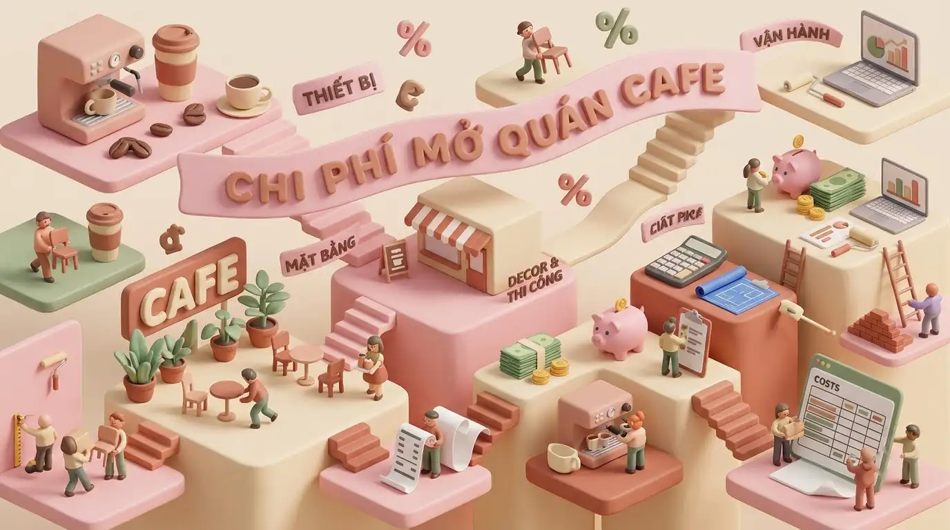Cách tối ưu chi phí mở quán cafe ban đầu bằng giải pháp công nghệ số