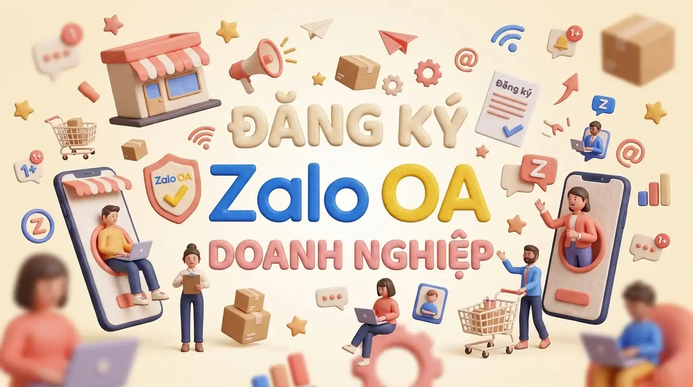 Các bước mở Zalo OA và xác minh doanh nghiệp trên Zalo chuẩn chỉnh