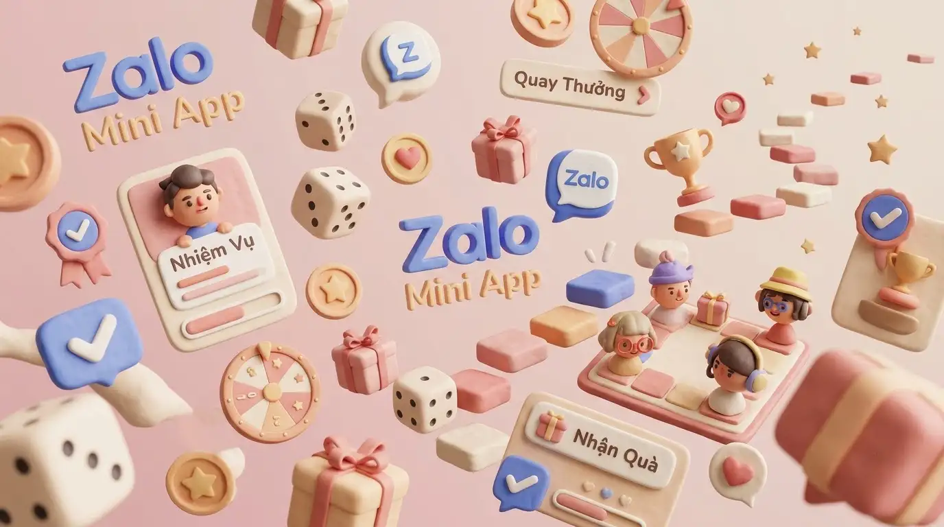 Kịch bản trò chơi Zalo Mini App tương tác khách hàng