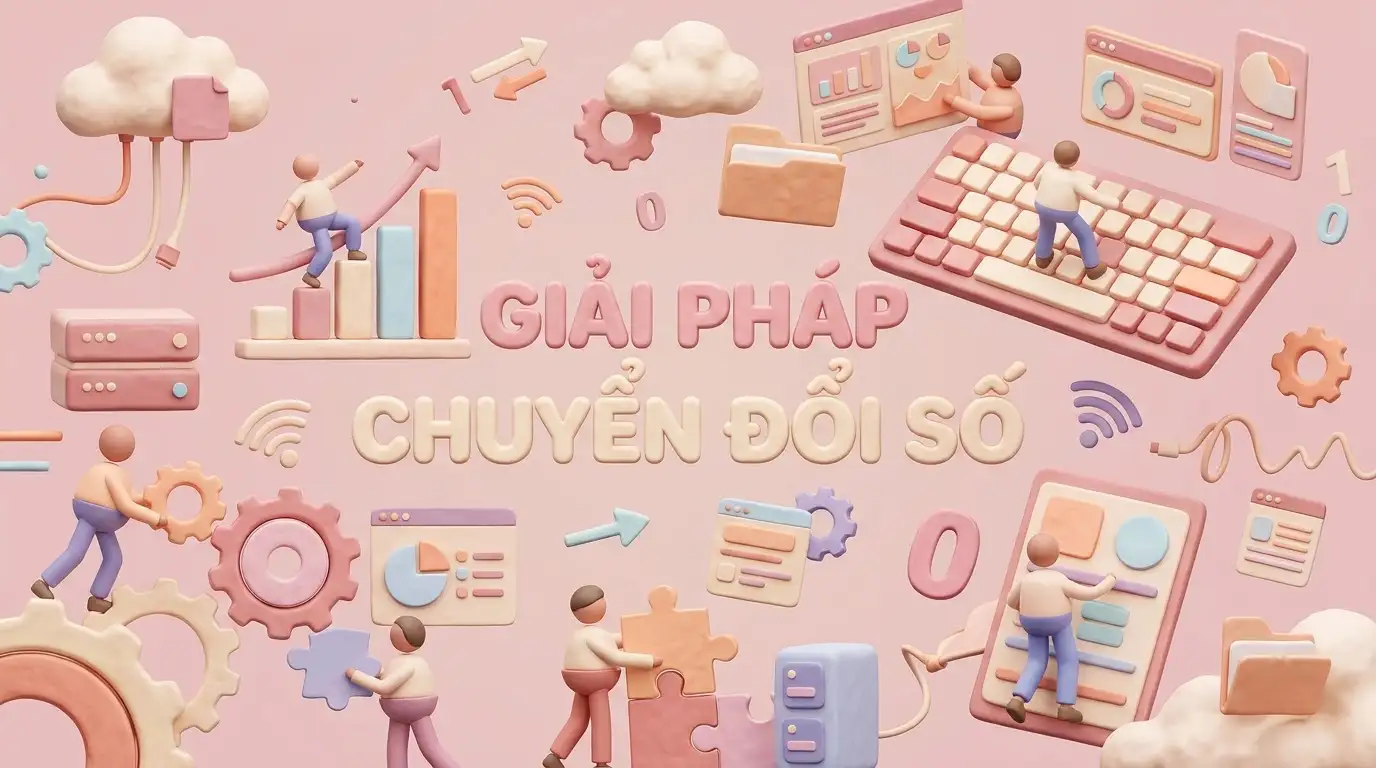 Thiết kế giao diện lộ trình giải pháp chuyển đổi số cho doanh nghiệp