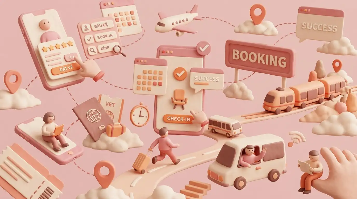 Hệ thống booking tích hợp đa kênh website fanpage zalo