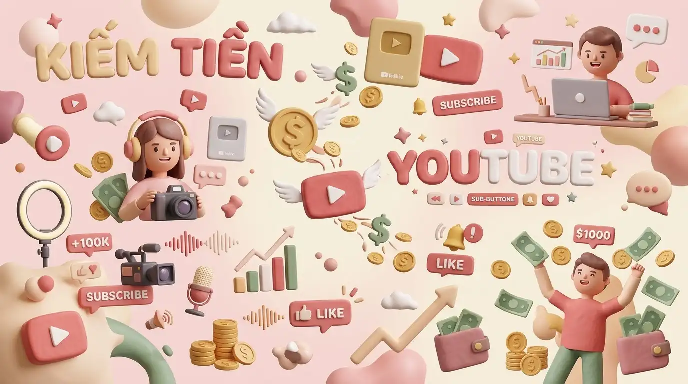 Phát triển kênh Youtube kiếm tiền theo chủ đề ngách