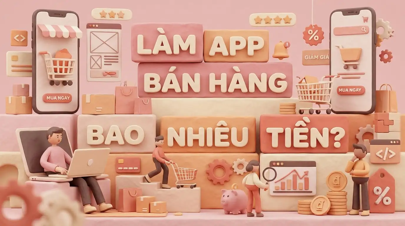 Làm app bán hàng bao nhiêu tiền và các chi phí ẩn duy trì