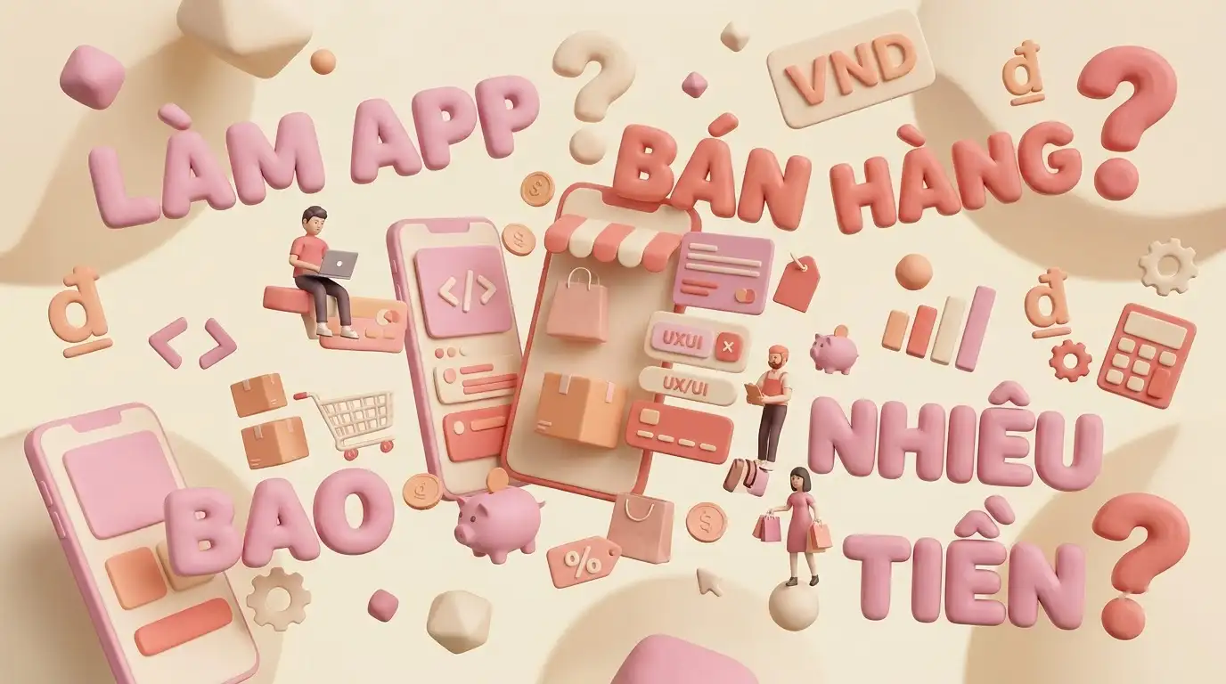 Quy trình triển khai làm app bán hàng bao nhiêu tiền chuẩn SEO