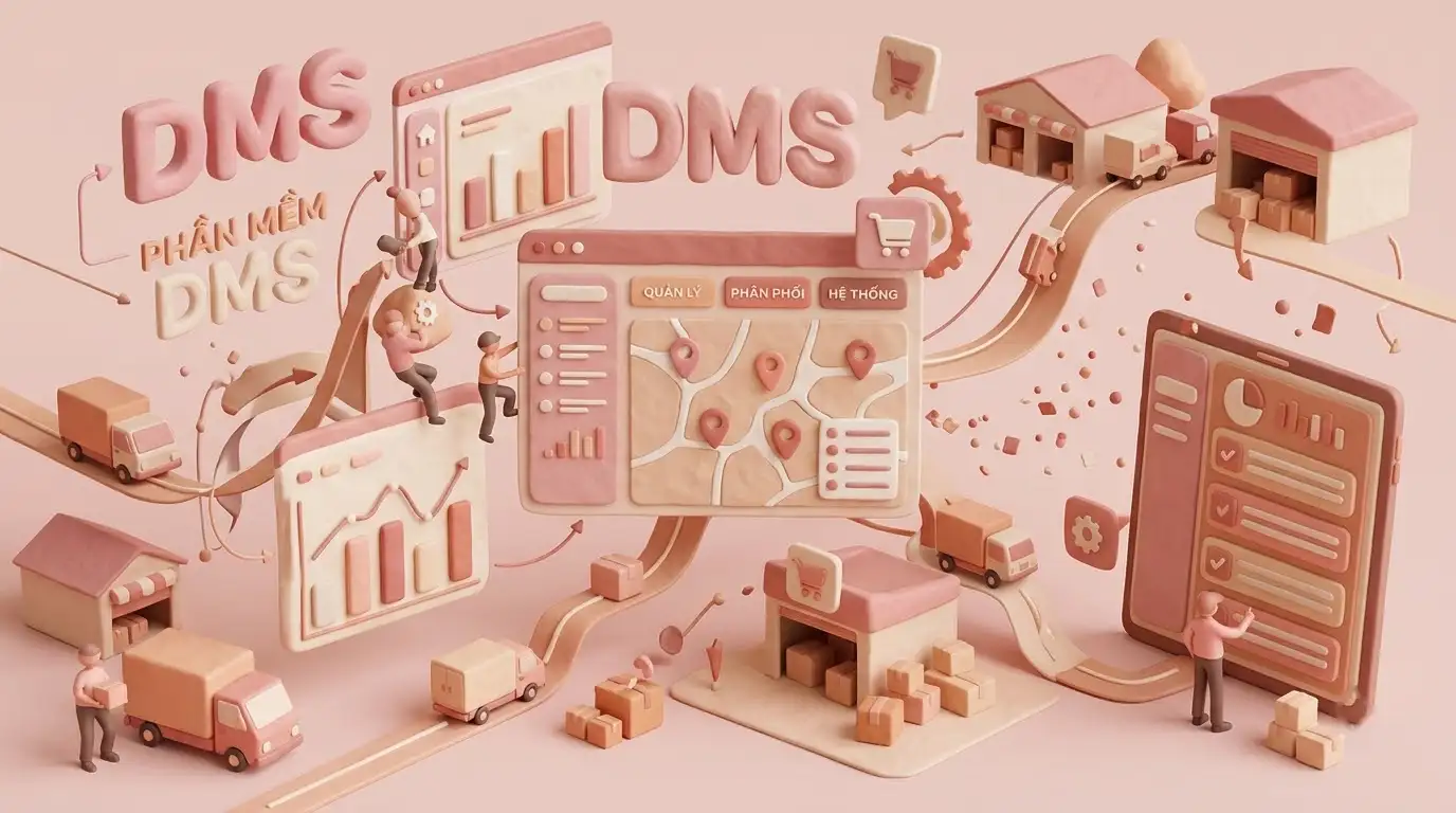 Phần mềm DMS quản lý hệ thống phân phối hiệu quả