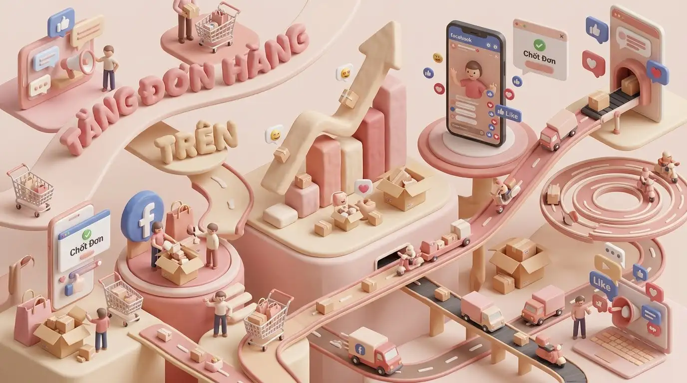Quy trình triển khai minigame tăng đơn hàng trên Facebook