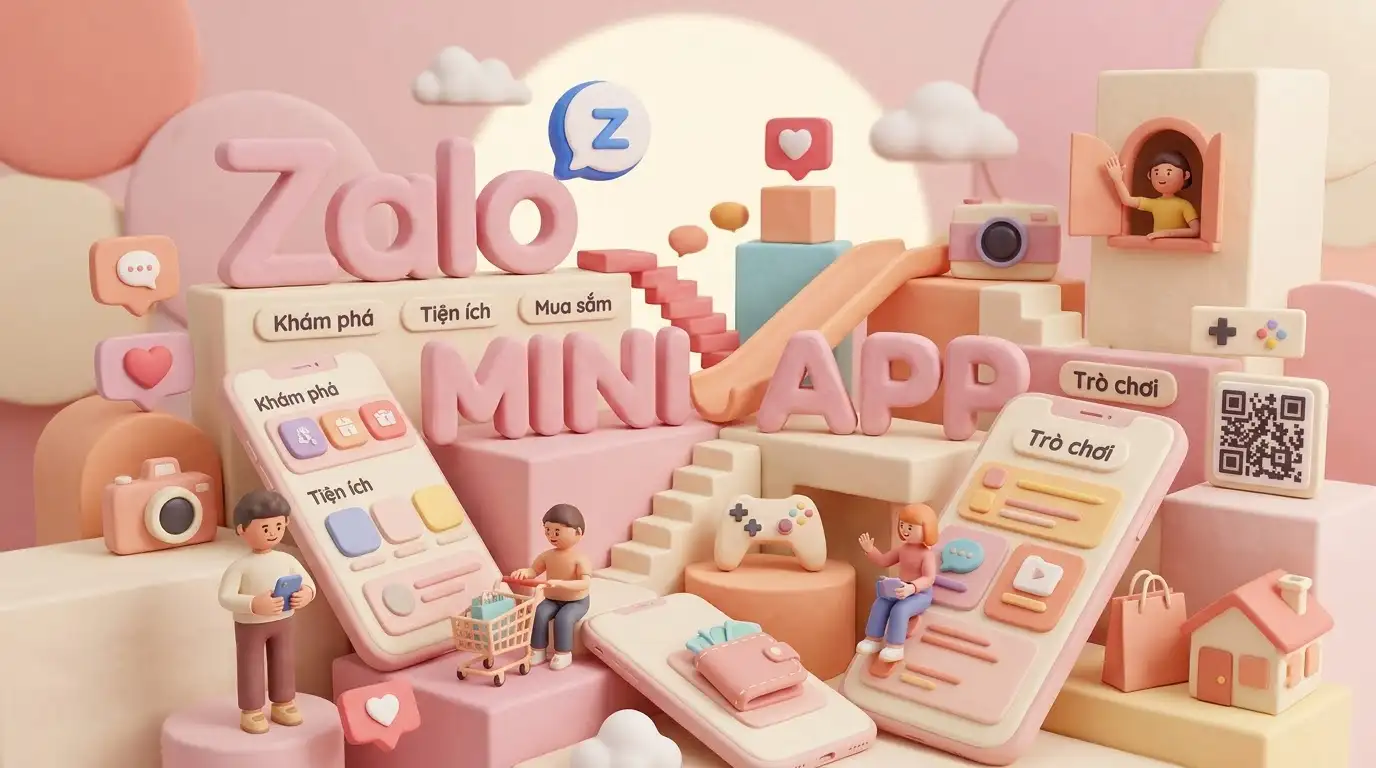Tạo Zalo Mini App chuyên nghiệp cho doanh nghiệp