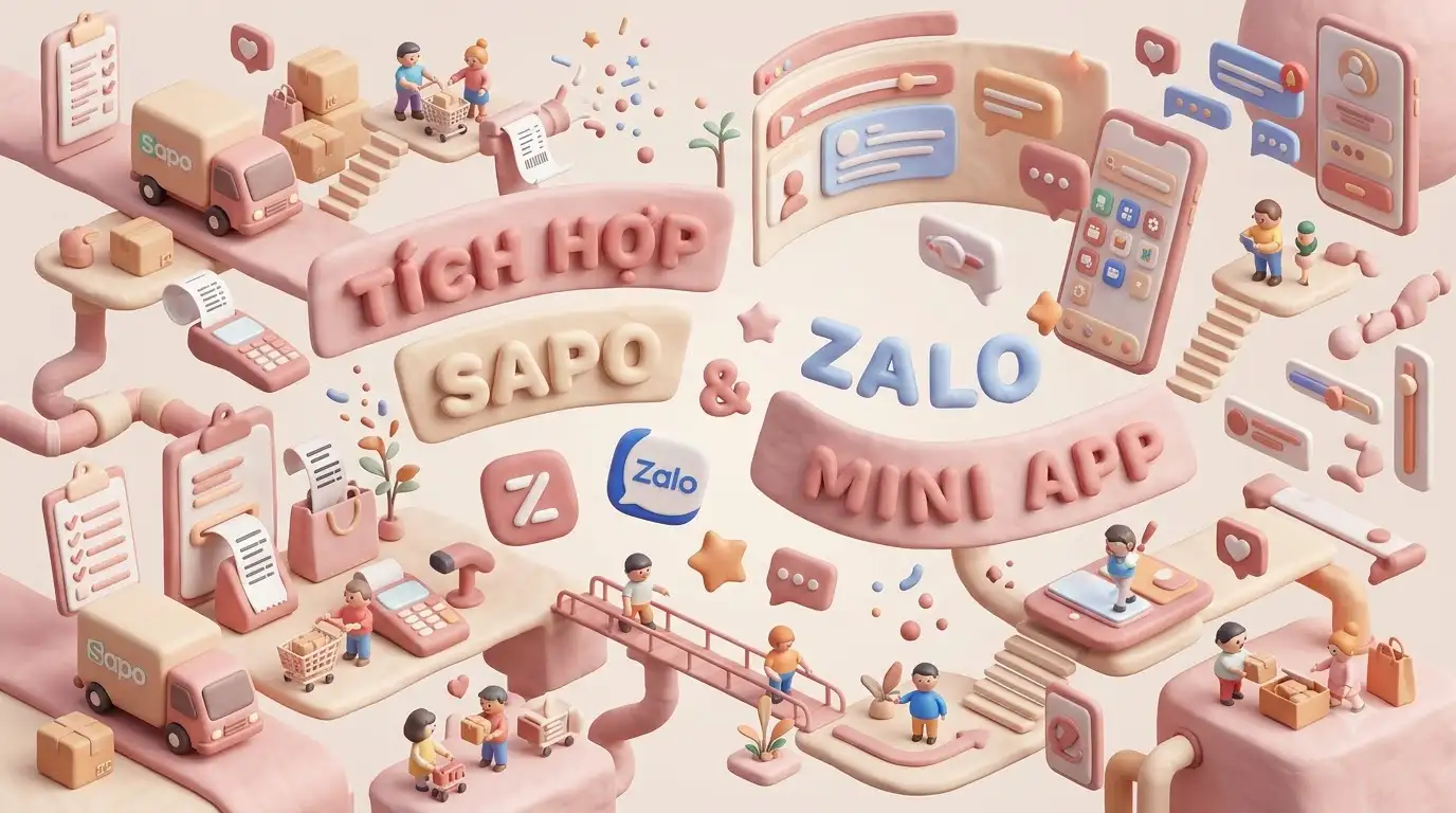 Quy trình đồng bộ Sapo với Mini App tự động